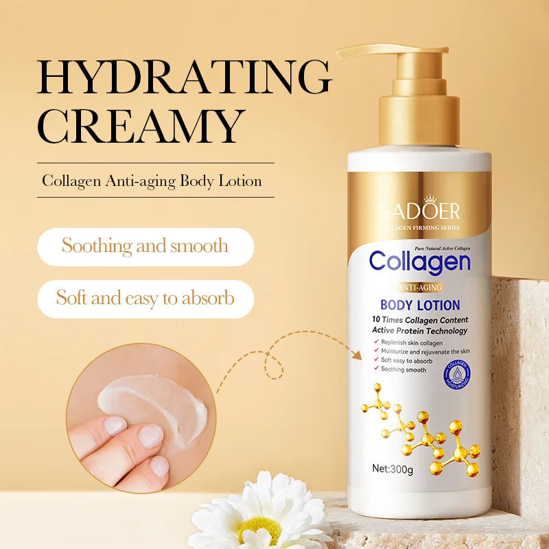 Lotion Corporelle Anti-Âge Collagène 10x - Golden Firming Series